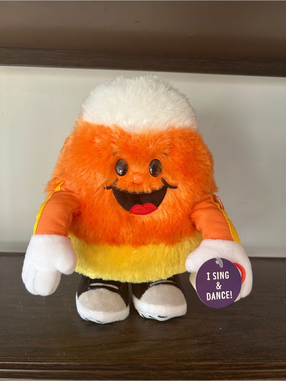 Hallmark Halloween Tricky Treat Candy Corn Sings & Dances Plush